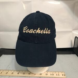 Coachella  Hat Cap Men’s Adj 100% Cotton Blue